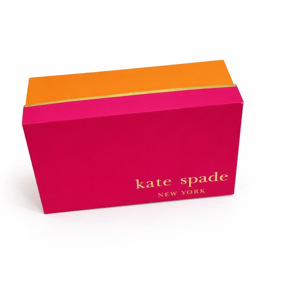 Kate Spade New York Signature Pink & Orange Gift Box – Luxury Designer Packaging